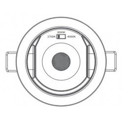 Spot encastré basse luminance LED 5W