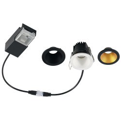 Réflecteur noir pour spot encastré basse luminance LED 5W