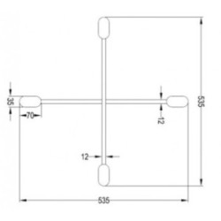 Dalle LED 40W - 600x600mm